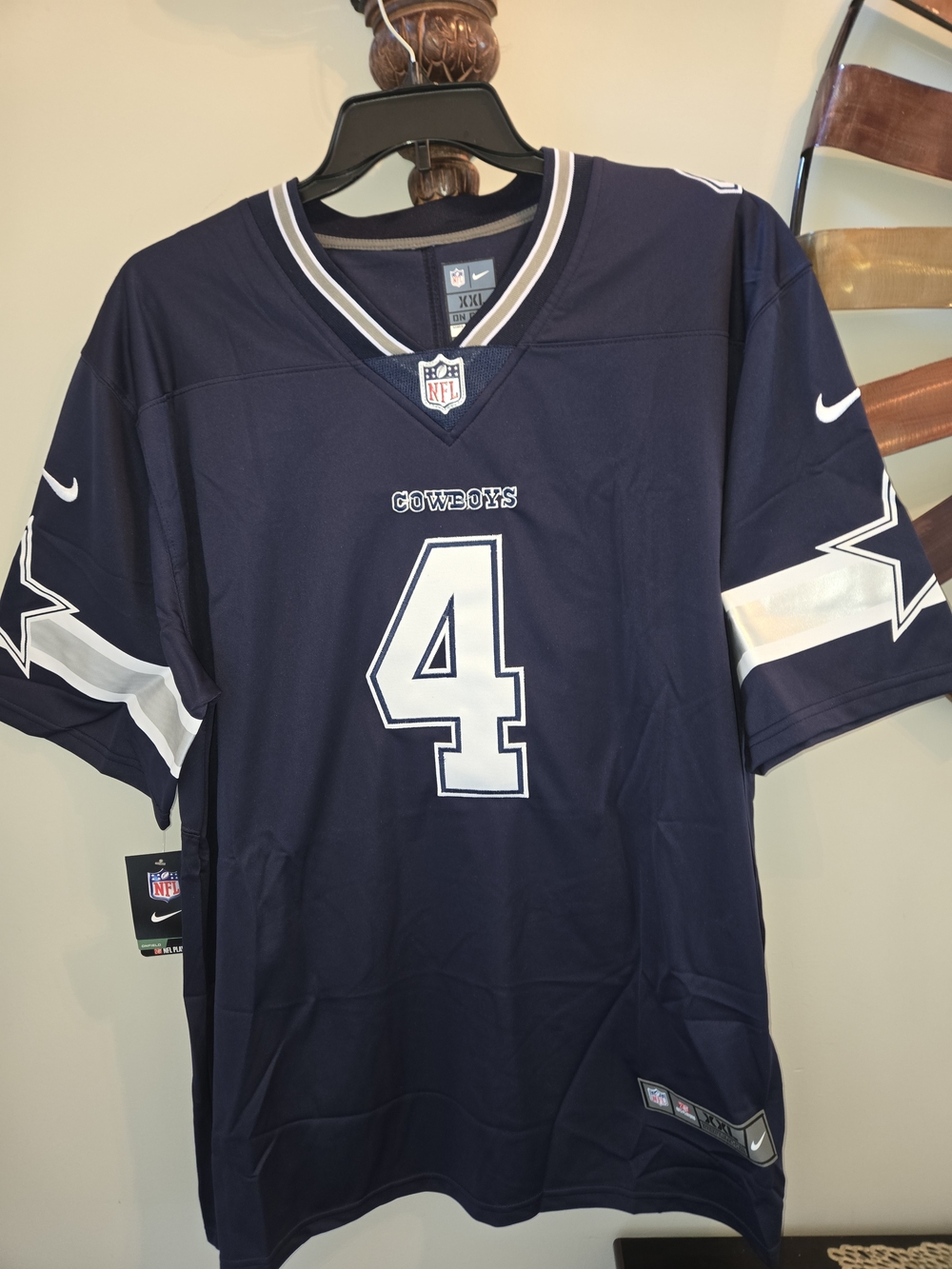 Nike Jersey #4 Prescott Men